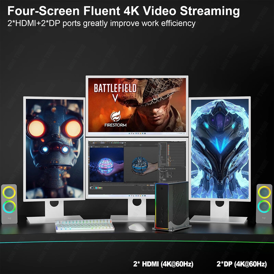 13. Nesil Oyun Mini Bilgisayar - Intel Core I9 13900H Mini Pc incelemesi ve fiyatı