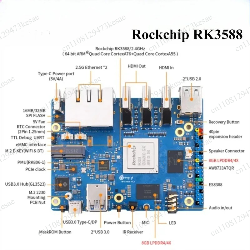 Orange Pi 5 Plus 16GB RK3588 8 - Orange Pi 5 Plus 16Gb incelemesi ve fiyatı